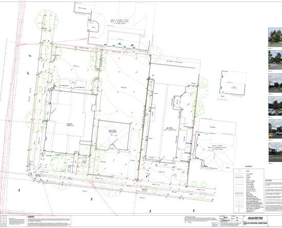 Feature Survey, drafting comoany, in-depth siteanalysis